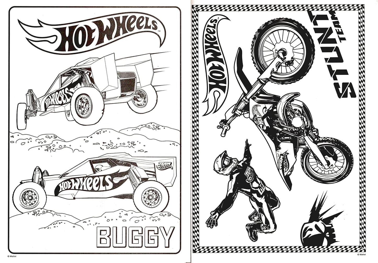 Hot Wheels - Coloring & Activity Books (Set of 4 Books)
