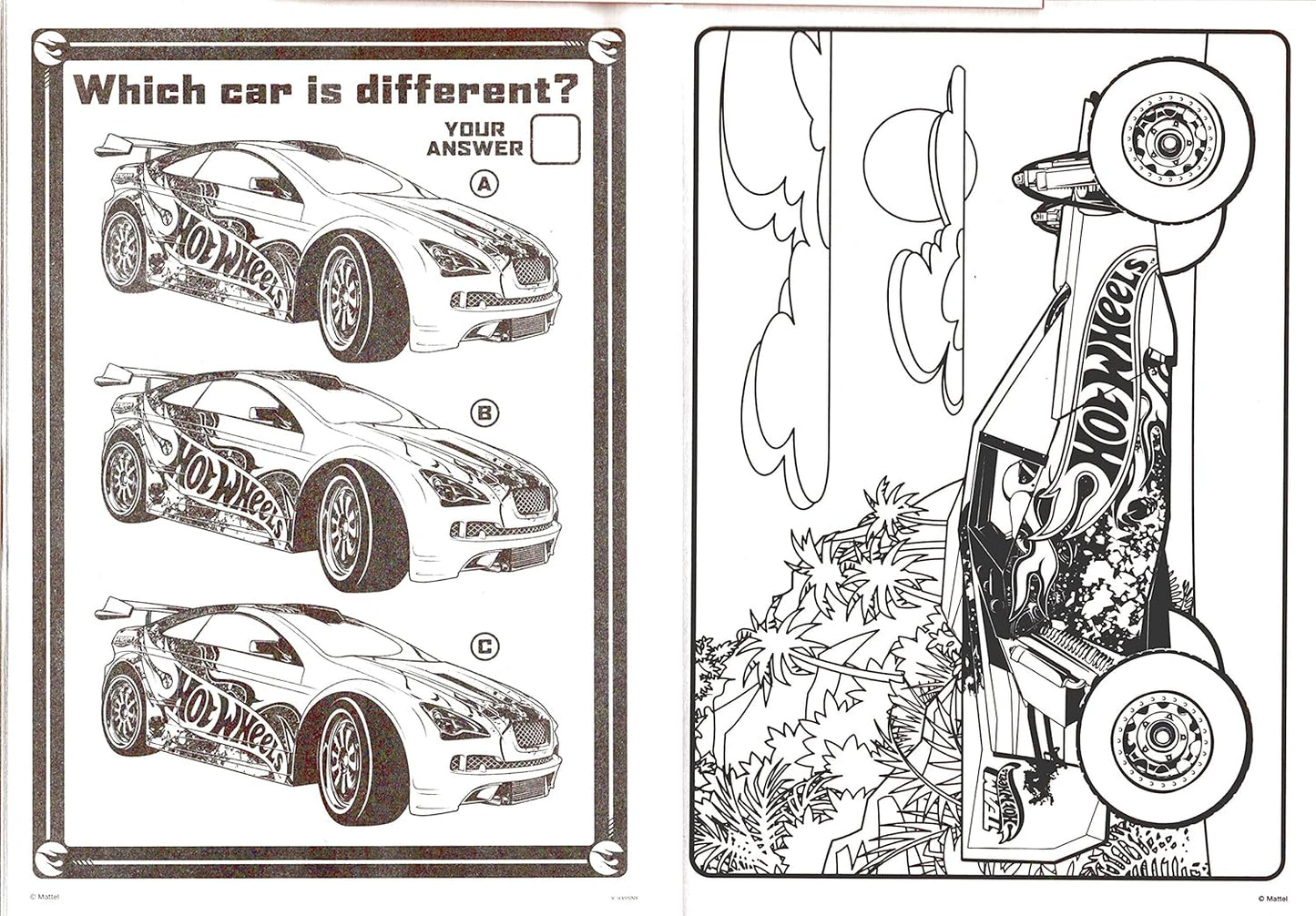 Hot Wheels - Coloring & Activity Books (Set of 4 Books)