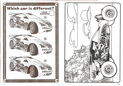Hot Wheels - Coloring & Activity Books (Set of 4 Books)