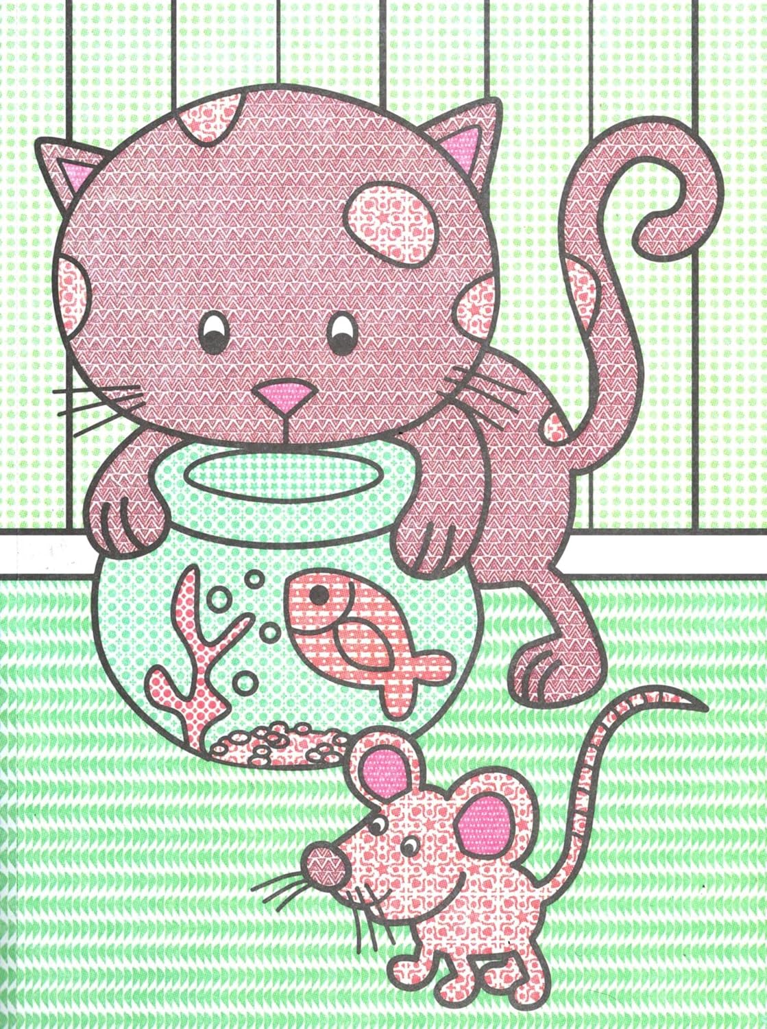 Paint with Water - Sea Life, Kittens, Jungle, Forest, Safari, Puppies Books (Set of 6 Books)