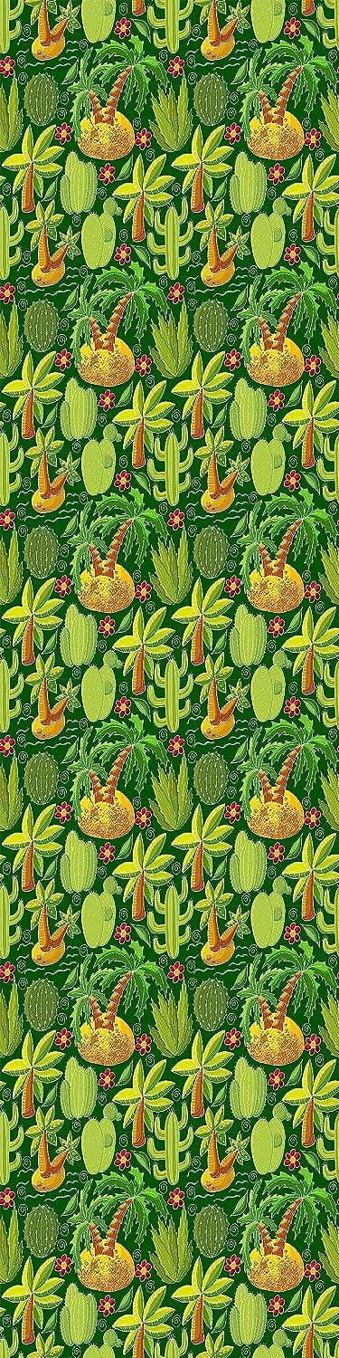 PELICAN INDUSTRIAL Magnetic Locker Wallpaper (Full Sheet Magnetic) - Remove & Reuse Decorative Vinyl - Made in USA - Fade, Tear and Water Resistant - (Tropical Leaves) - Pack of 3 Sheets (vb052)