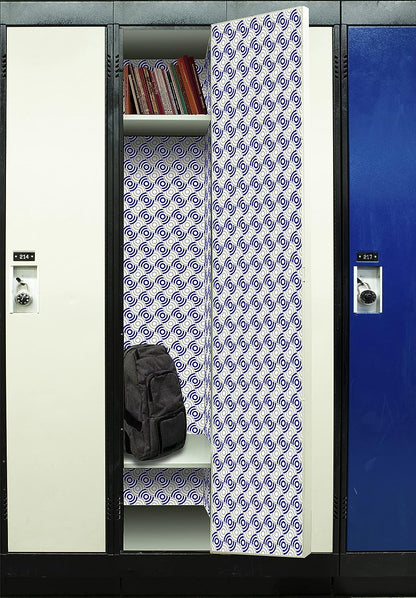 PELICAN INDUSTRIAL Magnetic School Locker Wallpaper (Full Sheet Magnetic) - Geometric - Pack of 3 Sheets - vr09