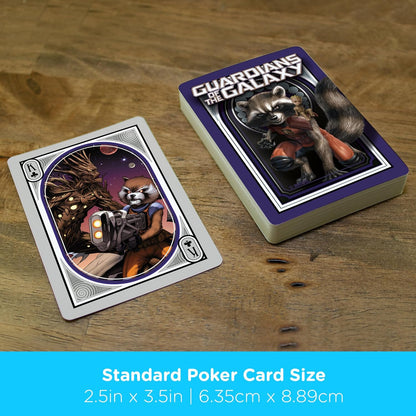 AQUARIUS Marvel Guardians of the Galaxy Rocket & Groot Playing Cards