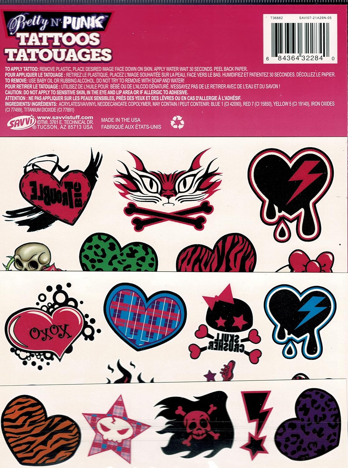 Savvi - Pretty n`Punk Tattoos Tatouages - 25 Tattoos