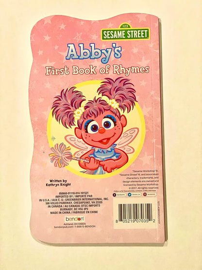 Sesame Street Abby's First Book of Rhymes