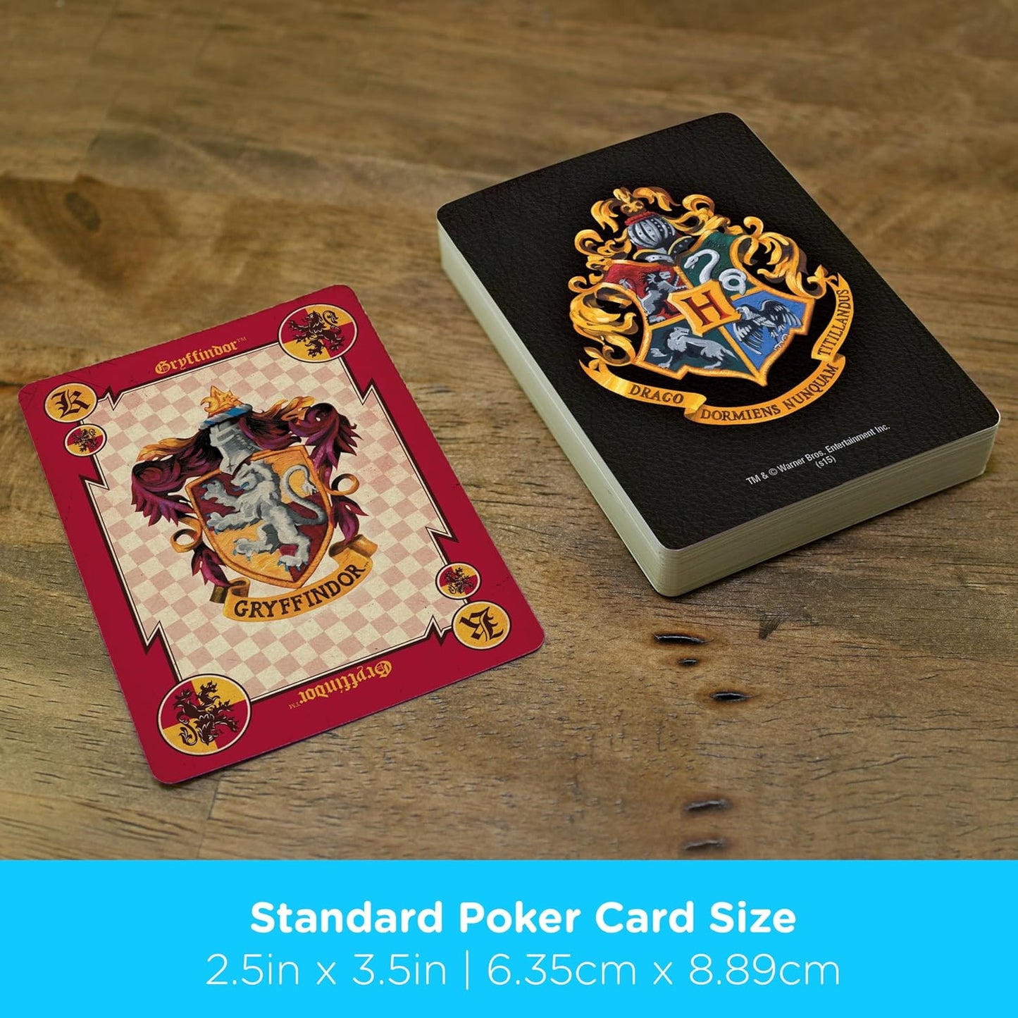 AQUARIUS Harry Potter Crests Playing Cards - Deck of Cards