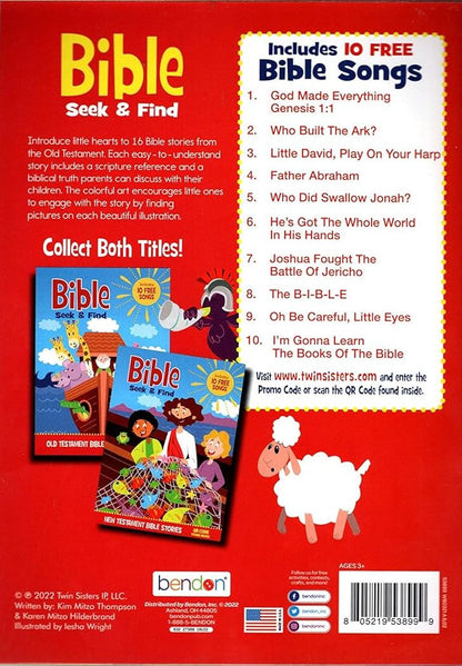 Bible Seek and Find - Old Testament - Activity Book
