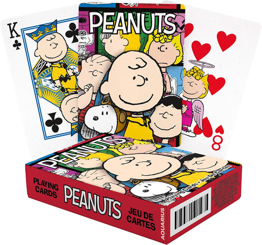 AQUARIUS Peanuts Playing Cards - Peanuts Cast Deck of Cards