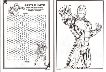 Marvel Avengers - Jumbo Coloring & Activity Book - Defenders of Earth