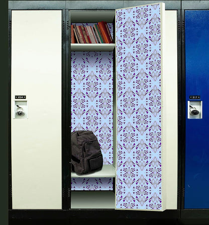 PELICAN INDUSTRIAL Magnetic Locker Wallpaper (Full Sheet Magnetic) - Trimmable, Easy Install, Remove & Reuse - Pack of 3 Sheets - Geometric Pattern (vb047)