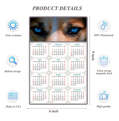 2026 Peel & Stick Calendar - Today is my Lucky Day Removable - Dogs 03 (9"x 6")