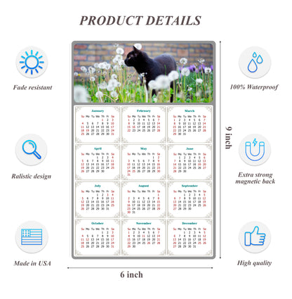 2026 Peel & Stick Calendar - Today is my Lucky Day Removable - Cat 05 (9"x 6")