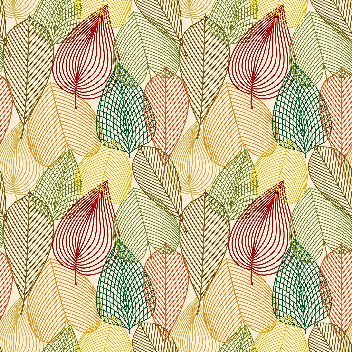 PELICAN INDUSTRIAL Deluxe School Locker Magnetic Wallpaper (Full Sheet Magnetic) - Full Cover Standard Half Lockers Pack of 12 Sheets - (Leaves vr38)