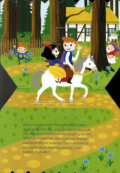 Snow White and the 7 Dwarfs - Children Pop-Up Board Books - (Set of 3 Books)