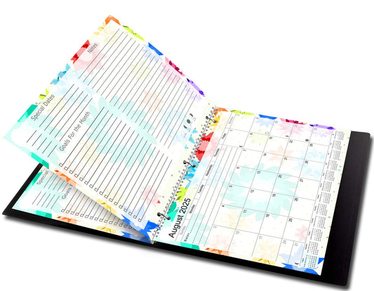 2025 - 2026 Academic Year 12 Months Student Calendar 3-Ring Binder (Edition #08)