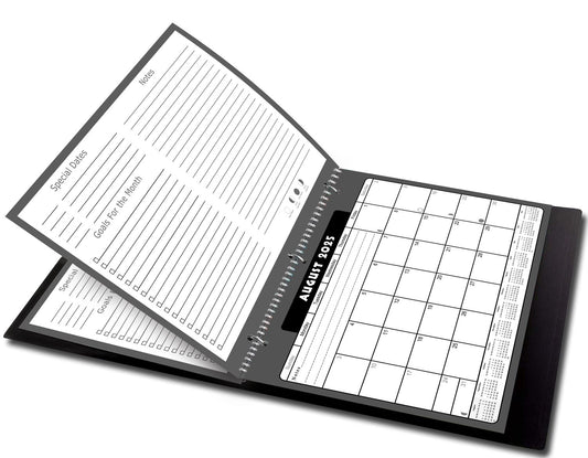 2025 - 2026 Academic Year 12 Months Student Calendar 3-Ring Binder (Edition #023)