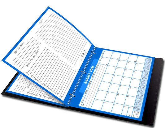 2025 - 2026 Academic Year 12 Months Student Calendar 3-Ring Binder (Edition #04)