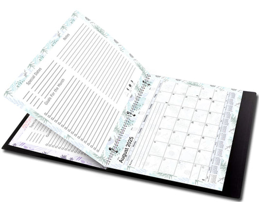 2025 - 2026 Academic Year 12 Months Student Calendar 3-Ring Binder (Edition #01)