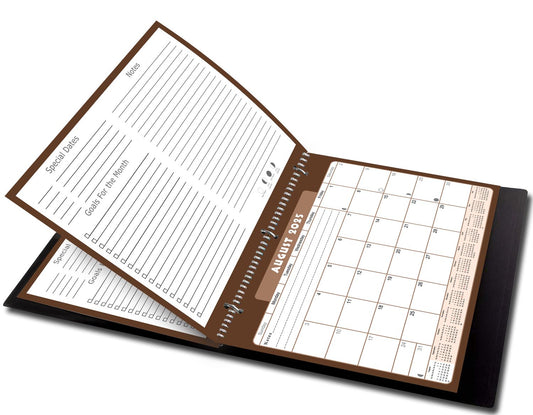 2025 - 2026 Academic Year 12 Months Student Calendar 3-Ring Binder (Edition #022)