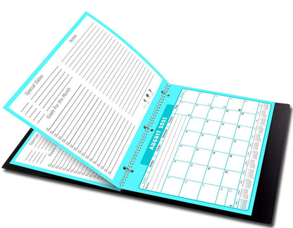 2025 - 2026 Academic Year 12 Months Student Calendar 3-Ring Binder (Edition #06)