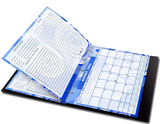 2026 - 2027 Academic Year 12 Months Student Calendar 3-Ring Binder (Edition #013)