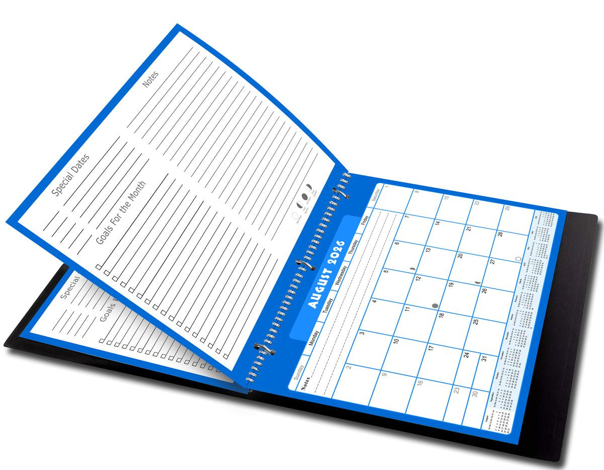 2026 - 2027 Academic Year 12 Months Student Calendar 3-Ring Binder (Edition #04)