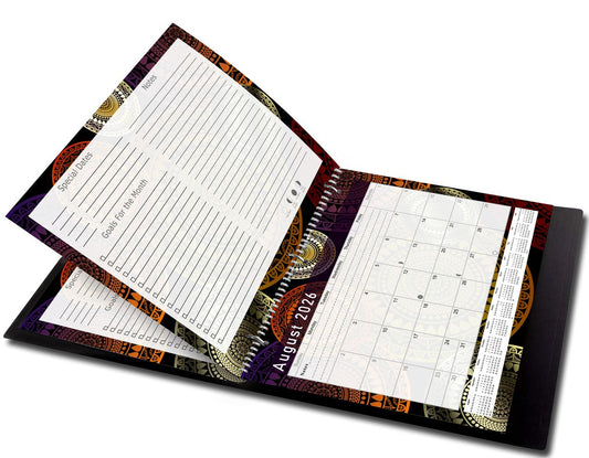 2026 - 2027 Academic Year 12 Months Student Calendar 3-Ring Binder (Edition #015)