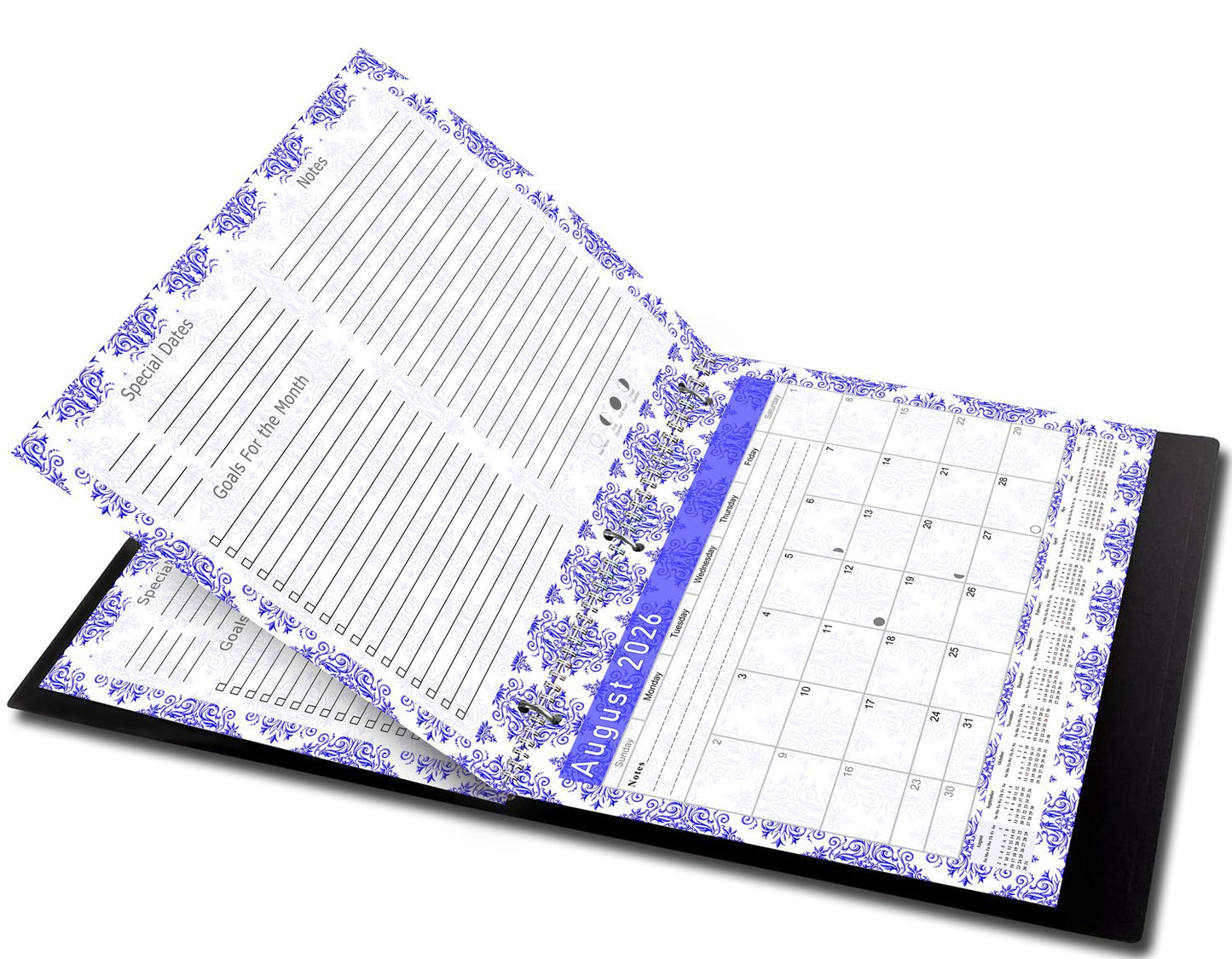 2026 - 2027 Academic Year 12 Months Student Calendar 3-Ring Binder (Edition #018)