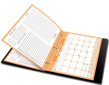 2026 - 2027 Academic Year 12 Months Student Calendar 3-Ring Binder (Edition #07)