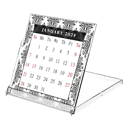 2023 - 2024 CD-Style Desk Calendar 16 Months Calendar / Planner / (Edition #08)