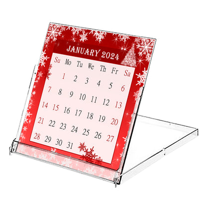 2023 - 2024 CD-Style Desk Calendar 16 Months Calendar / Planner / (Edition #26)