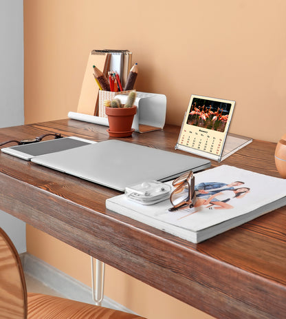 2027 CD-Style Desk Calendar 12 Months Calendar (Birds)