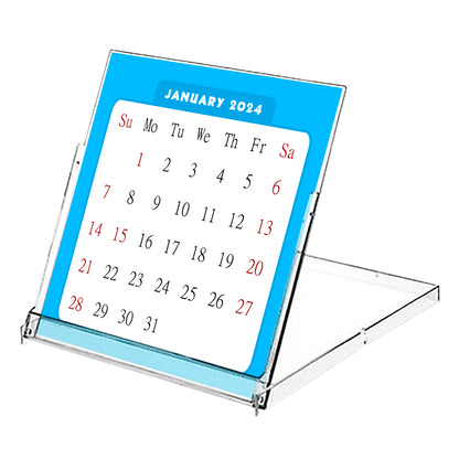 2023 - 2024 CD-Style Desk Calendar 16 Months Calendar / Planner / (Edition #07)