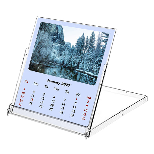 2027 CD-Style Desk Calendar 12 Months Calendar (National Parks)