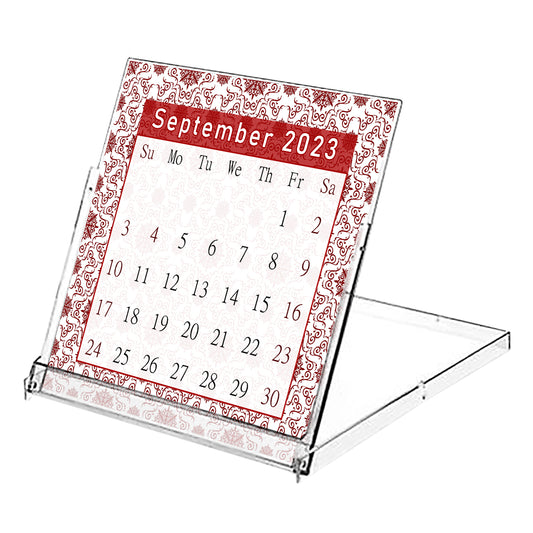 2023 - 2024 CD-Style Desk Calendar 16 Months Calendar / Planner / (Edition #14)