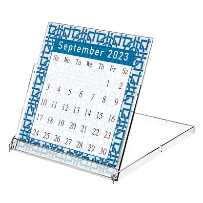 2023 - 2024 CD-Style Desk Calendar 16 Months Calendar / Planner / (Edition #04)