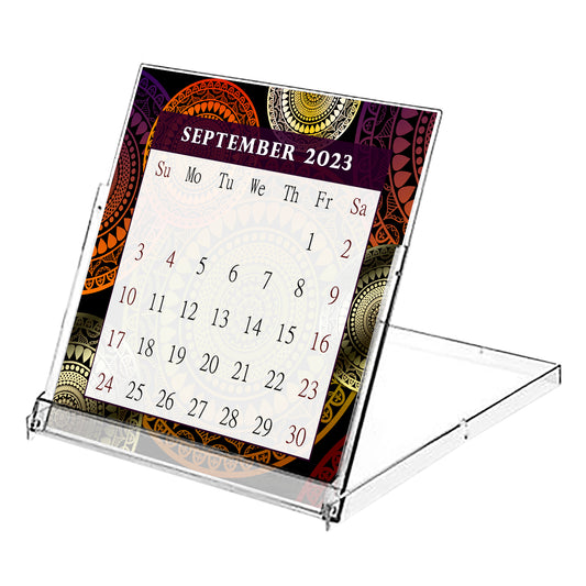 2023 - 2024 CD-Style Desk Calendar 16 Months Calendar / Planner / (Edition #12)