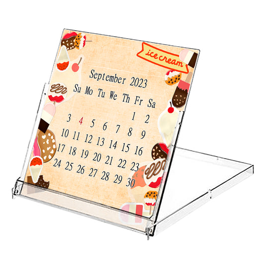 2023 - 2024 CD-Style Desk Calendar 16 Months Calendar / Planner / (Edition #25)