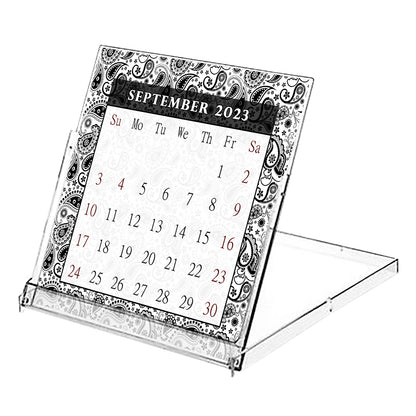 2023 - 2024 CD-Style Desk Calendar 16 Months Calendar / Planner / (Edition #11)