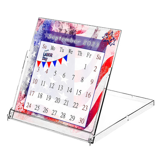 2023 - 2024 CD-Style Desk Calendar 16 Months Calendar / Planner / (Edition #26)