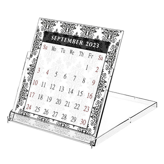 2023 - 2024 CD-Style Desk Calendar 16 Months Calendar / Planner / (Edition #08)