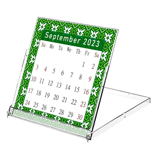 2023 - 2024 CD-Style Desk Calendar 16 Months Calendar / Planner / (Edition #17)