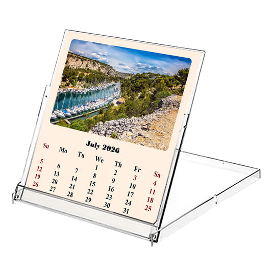 2026-2027 CD-Style Desk Calendar 18 Months Calendar (National Parks)