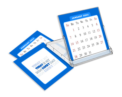2023 - 2024 CD-Style Desk Calendar 16 Months Calendar / Planner / (Edition #06)