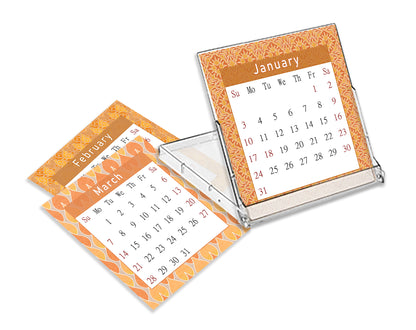2027 CD-Style Desk Calendar 12 Months Calendar / Planner / Desk Calendar With CD Case Stand, Office Decor, Christmas Gifts (Edition #22)