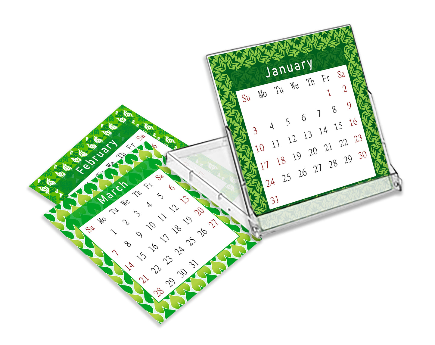 2027 CD-Style Desk Calendar 12 Months Calendar / Planner / Desk Calendar With CD Case Stand, Office Decor, Christmas Gifts (Edition #17)