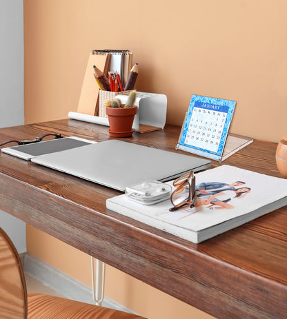 2027 CD-Style Desk Calendar 12 Months Calendar / Planner / Desk Calendar With CD Case Stand, Office Decor, Christmas Gifts (Edition #19)