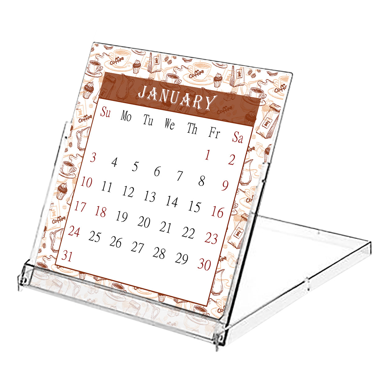 2027 CD-Style Desk Calendar 12 Months Calendar / Planner / Desk Calendar With CD Case Stand, Office Decor, Christmas Gifts (Edition #24)