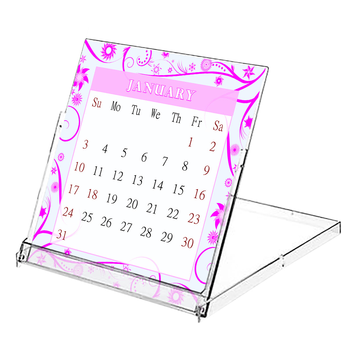 2027 CD-Style Desk Calendar 12 Months Calendar / Planner / Desk Calendar With CD Case Stand, Office Decor, Christmas Gifts (Edition #10)