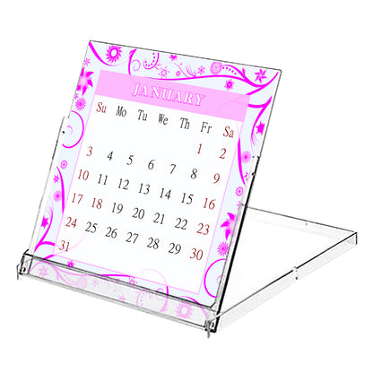 2027 CD-Style Desk Calendar 12 Months Calendar / Planner / Desk Calendar With CD Case Stand, Office Decor, Christmas Gifts (Edition #10)
